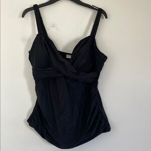 New Firpearl Elegant black top swimsuit 
Size 18